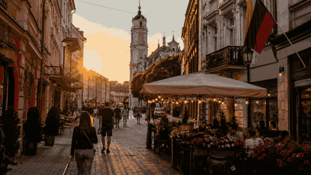 how much cheaper is lithuania than the us