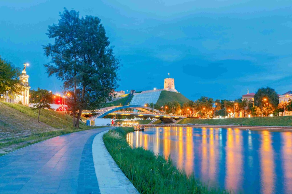 Vilnius Lithuania business district — best country to register a company in Europe
